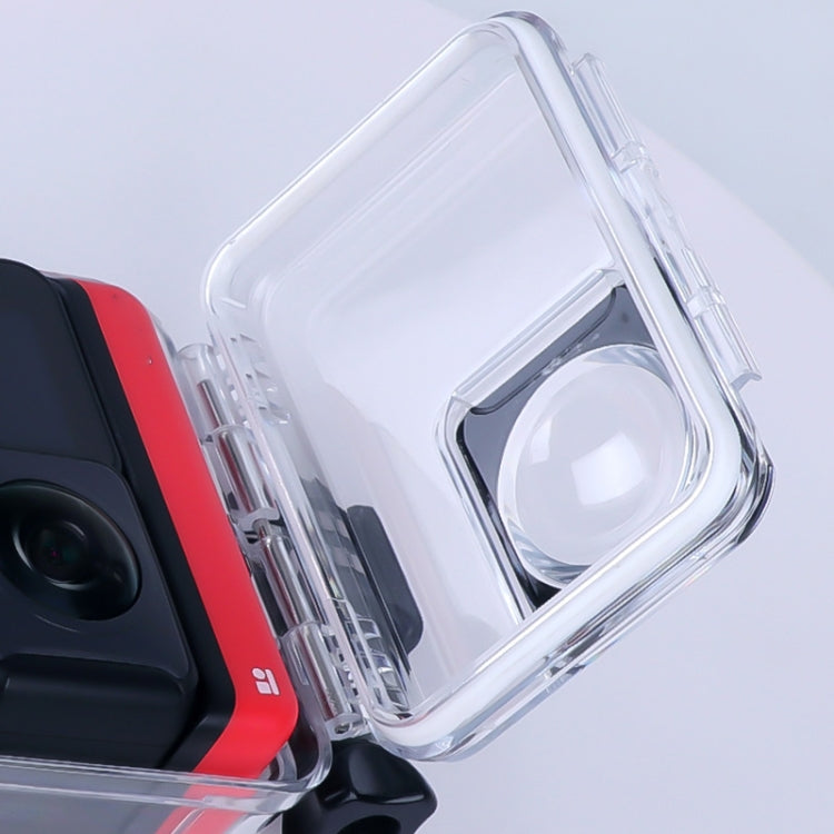 For Insta360 One RS 360 Edition 60m Underwater Depth Diving Case Waterproof Housing(Transparent) by bashfashion