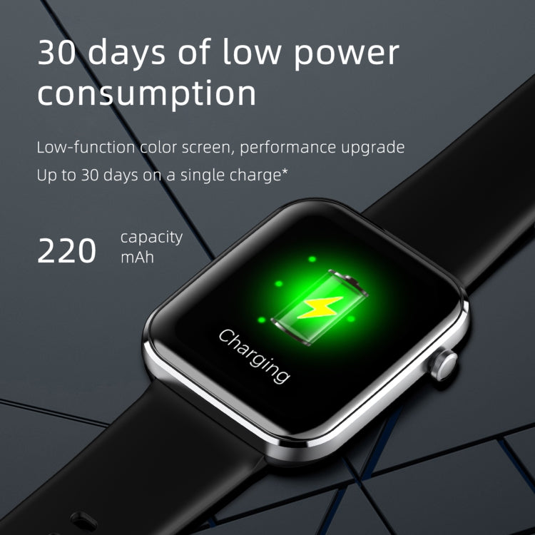 Z15 1.69 inch Touch Screen IP67 Waterproof Smart Watch, Support Blood Pressure Monitoring / Sleep Monitoring / Heart Rate Monitoring(Black) by bashfashion