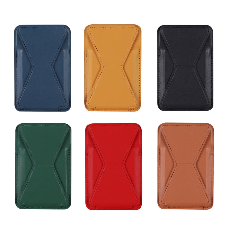 Magsafing Magnetic Folding Stand Leather Wallet Snap-On Card Holder Case Bag for iPhone 12 mini, iPhone 12, iPhone 12 Pro, iPhone 12 Pro Max(Yellow) by bashfashion