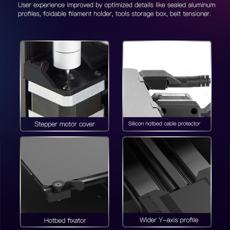 CREALITY CR-6 SE 350W Intelligent Leveling-free DIY 3D Printer, Print Size : 23.5 x 23.5 x 25cm, US Plug by Creality