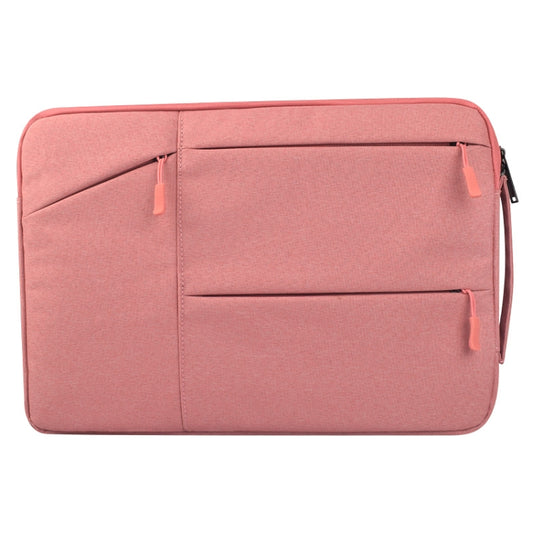 Universal Multiple Pockets Wearable Oxford Cloth Soft Portable Simple Business Laptop Tablet Bag, For 15.6 inch and Below Macbook, Samsung, Lenovo, Sony, DELL Alienware, CHUWI, ASUS, HP (Pink) by bashfashion
