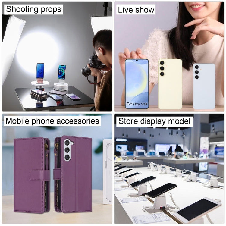 For Samsung Galaxy S24 5G Color Screen Non-Working Fake Dummy Display Model (Purple) by bashfashion