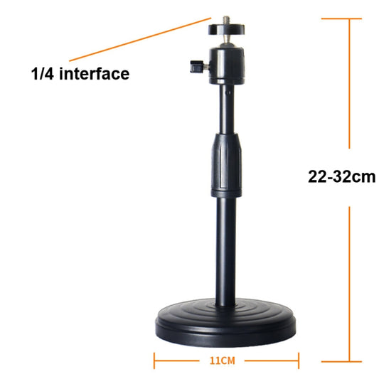 Plus Metal Disc Projector Bracket Camera Floor Desktop Bracket,Size: 0.3m With PTZ by bashfashion