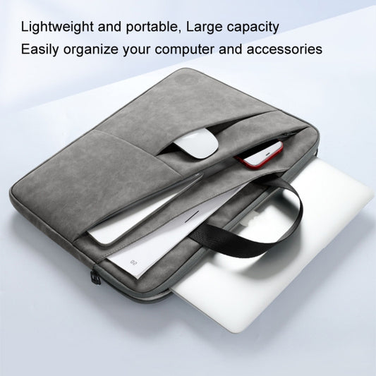 BUBM Portable Computer Bag Notebook Business Travel Bag, Size: 15 inch(Light Gray) by BUBM