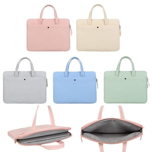 13-13.3inch Universal Laptop Bag Women Lightweight Gaming Computer Bag, Color: Blue by bashfashion