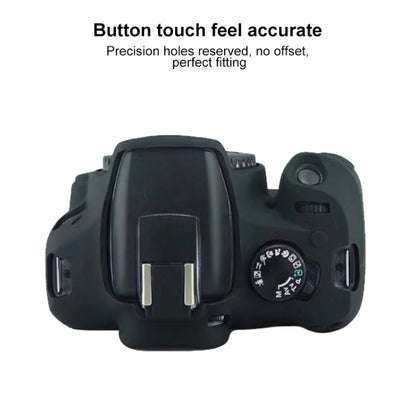 Soft Silicone Protective Case for Canon EOS 2000D (Red) by bashfashion