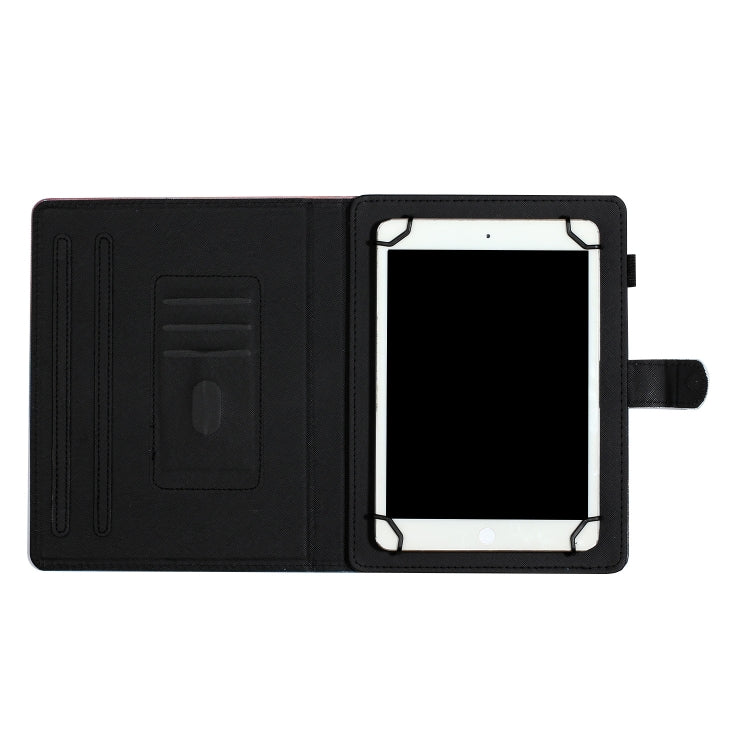 For 8 inch Tablet PC Universal Coloured Drawing Pattern Horizontal Flip Leather Case with Holder & Card Slot(Pineapple) by bashfashion