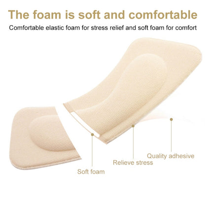 10 Pairs Invisible Anti-wear Butterfly Shape High Heel Stickers Thickened Sponge Heel Stickers, Random Color Delivery, Size:7mm by bashfashion