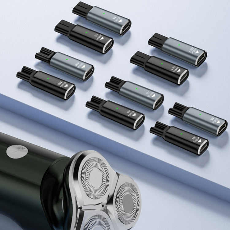 Shaver / Clipper Charging Adapter for Philips, Interface:Type-C to 4.3V Single Slot(Grey) by bashfashion