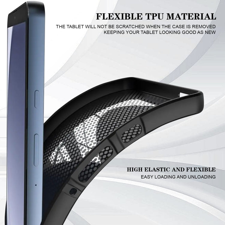 For Samsung Galaxy Tab S9 / S9 FE Color Painting Pattern Smart Tablet TPU Case(Lion) by bashfashion