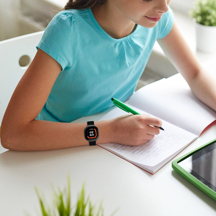 For Fitbit Ace LTE Nylon Loop Watch Band(Black) by bashfashion