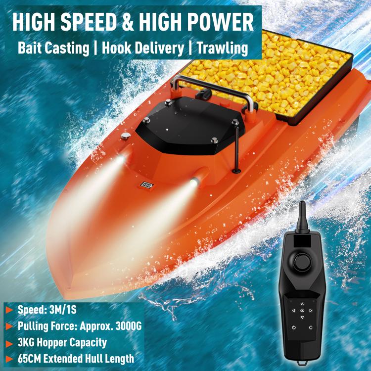 D80 High Power Smart Remote Control Fishing Bait Boat Support Trawling, Plug:EU Plug by bashfashion