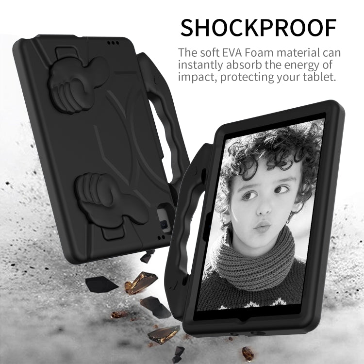 For Samsung Galaxy Tab A8 10.5 2021 X200 / X205 Thumb Bracket EVA Shockproof Tablet Case(Black) by bashfashion