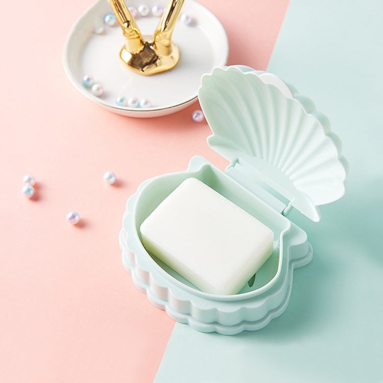 Household Drain Soap Box Student Dormitory Portable Soap Rack Storage Box(Green) by bashfashion