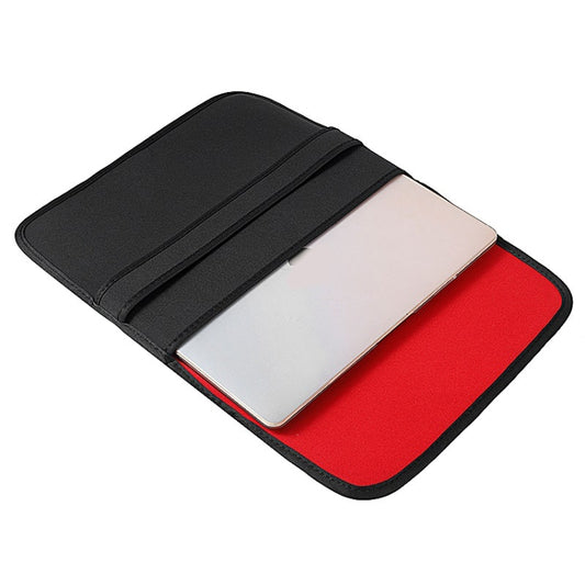 12 Inch Neoprene Laptop Lining Bag Horizontal Section Flap Clutch Bag(Purple) by bashfashion