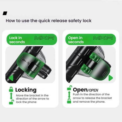 Kewig Motorcycle Bicycle Non-Blocking Mobile Phone Camera Navigation Bracket(M29-C3) by kewig