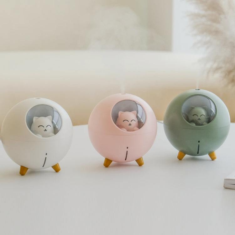 WT-TX5 USB Direct Insert Version Humidifier Mini Planet Cat Desktop Purifier(Green) by bashfashion