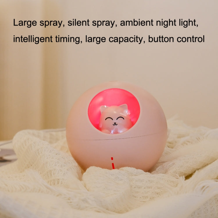 WT-TX5 USB Direct Insert Version Humidifier Mini Planet Cat Desktop Purifier(Pink) by bashfashion