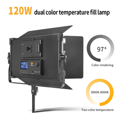Pixel P45pro High Bright Dual Color Temperature Fill Light 120W Normal Bright Studio Camera Soft Light(A Set With EU Plug Adaptor) by Pixel