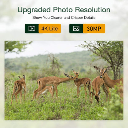 HC-801Pro 4K 4G Outdoor Hunting Camera App Remote Mobile Phone Control To View Photos And Video At Any Time, US Plug by bashfashion