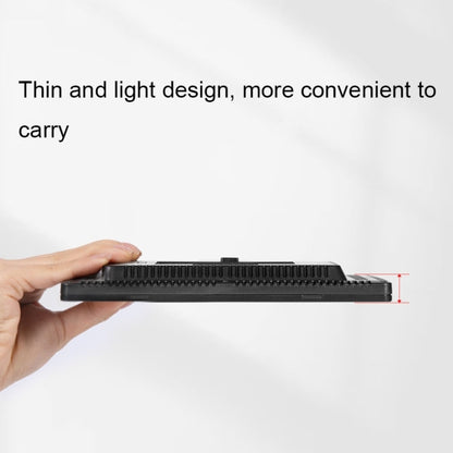 480+76 LEDs RGB Adjustable Live Shooting Fill Light Phone SLR Photography Lamp, EU Plug, Spec: 12 inch by bashfashion