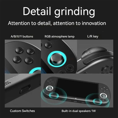 Trimui Smart Pro 4.96 Inch IPS Screen Handheld Game Console Open Source Linux System 128G(White) by Trimui