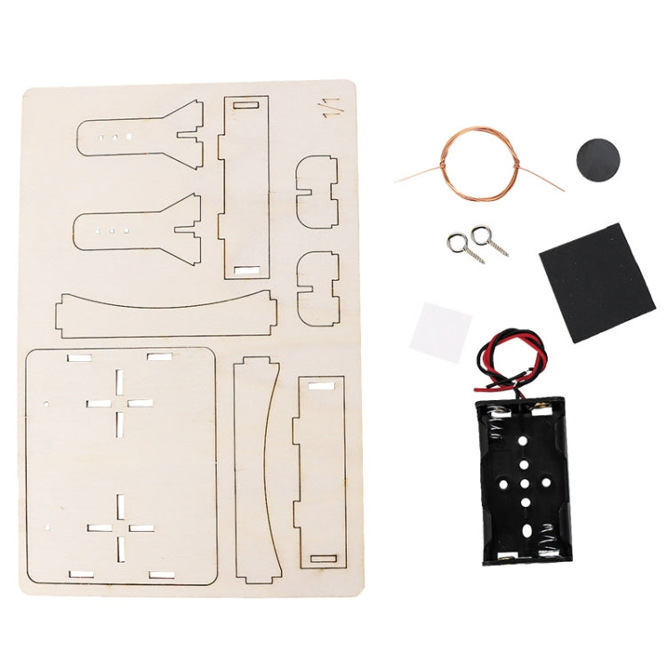 DIY DC Motor Pupils Handmade Electromagnetic Coil Science Experiment Material Kit by bashfashion