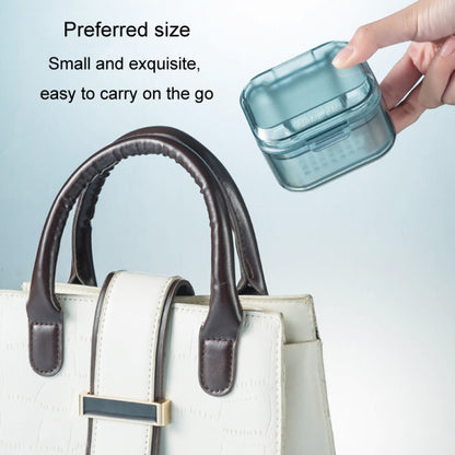 3-layer Denture Case Invisible Orthodontic Retainer Storage Box Drainage Layered Braces Cleaning Box(Apricot) by bashfashion