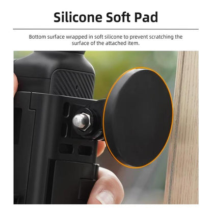 6pcs /Set For DJI Osmo Pocket 3 Flymile Magnetic Bracket Fixed Base Back Clip Adapter Bezel Accessories by Flymile