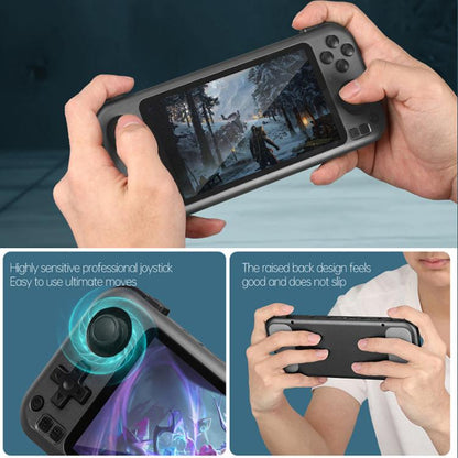 CB408 4.7-inch Touch Screen Handheld Game Console Supports WiFi Android 11 +Linux System 128G(Blue) by bashfashion