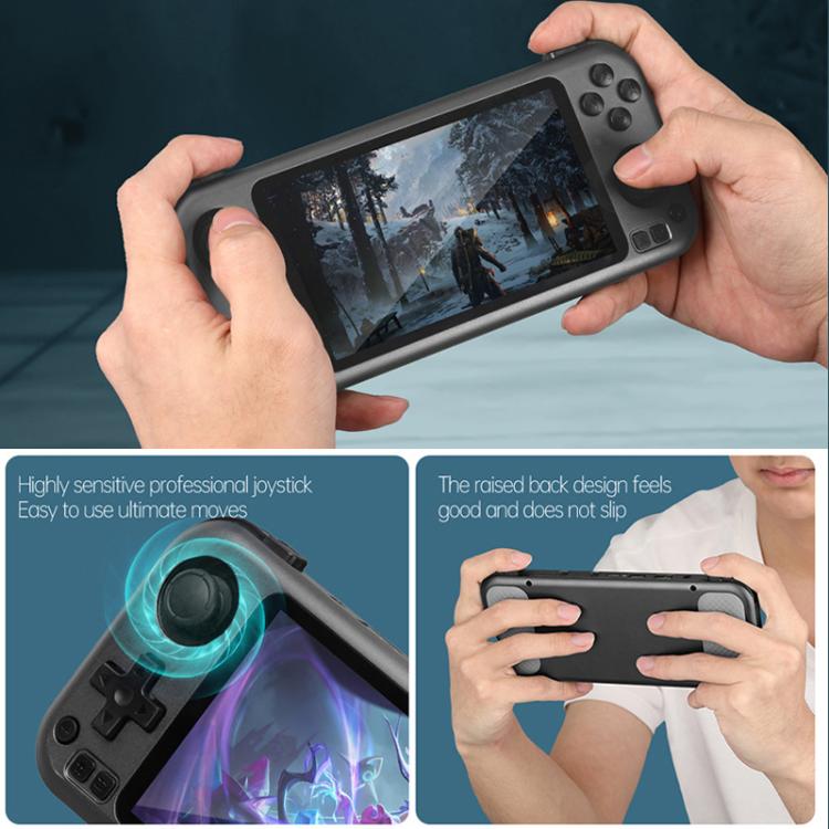 CB408 4.7-inch Touch Screen Handheld Game Console Supports WiFi Android 11 +Linux System 128G(Gray) by bashfashion