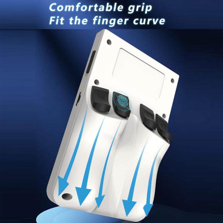 Portable Open Source GBA/FC Arcade Handheld Game Console, Size: 64G(Transparent Gray) by bashfashion