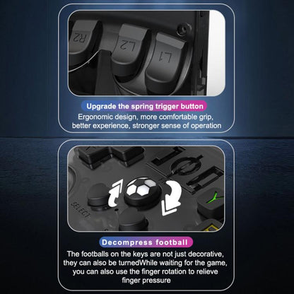 Portable Open Source GBA/FC Arcade Handheld Game Console, Size: 64G(Transparent Black) by bashfashion