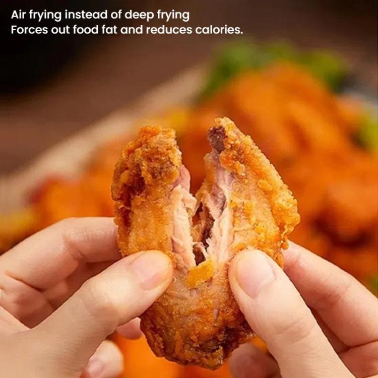 10L Large Capacity Air Fryer Multifunctional Electric Fryer French Fry Maker, EU Plug, Style: Dual-control Mechanical Non-visible by bashfashion