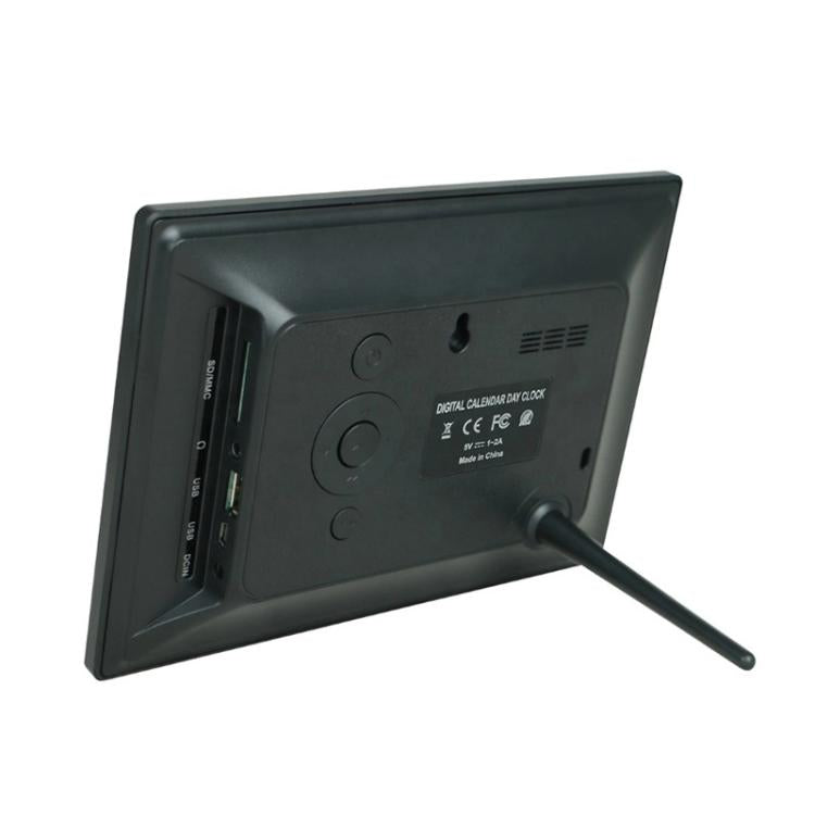 7-inch Digital Frame Calendar Day Clock With 3 Medication Alerts, 5 Custom Alarms, Multi-Language Support US Plug White by bashfashion